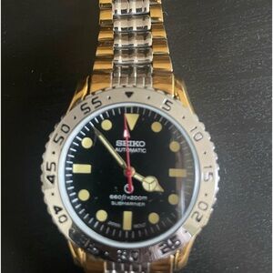 Seiko automatic gold and silver in good condition